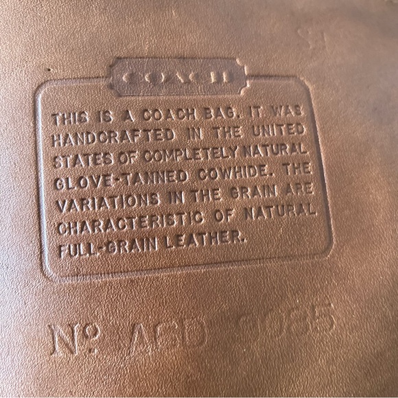 Vintage Coach Duffle Feed Sac No. 9085 - British Tan Leather - Picture 2 of 12